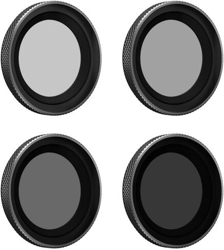 Lens CPL/ND Filter for Insta360 GO3/GO2(4 PCS),CPL/ND8/ND16/ND32 Waterproof Double Sided Coating Filter Accessories Sets Compatible with Insta360 GO3 /GO2 Camera(CPL+ND8+ND16+ND32) in Kuwait