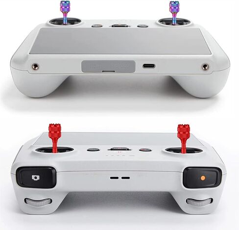 عصي التحكم Betschkim لوحدة التحكم DJI RC & RC 2، Mini 3 Pro/Mini 3/Air 3، عصي التحكم الاحتياطية المصنوعة من الألومنيوم لملحقات DJI Air 3/Mini 3/Mini 3 Pro/Mavic 3 Pro RC/RC 2 in Kuwait