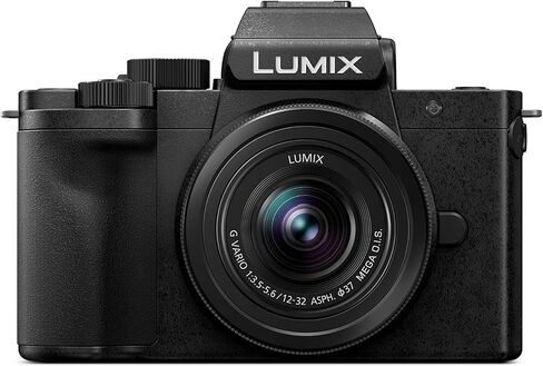 Panasonic LUMIX G100 4k Mirrorless Camera for Photo and Video, Built-in Microphone with Tracking, Micro Four Thirds Interchangeable Lens System, 12-32mm Lens, 5-Axis Hybrid I.S., DC-G100KK (Black) in Saudi Arabia