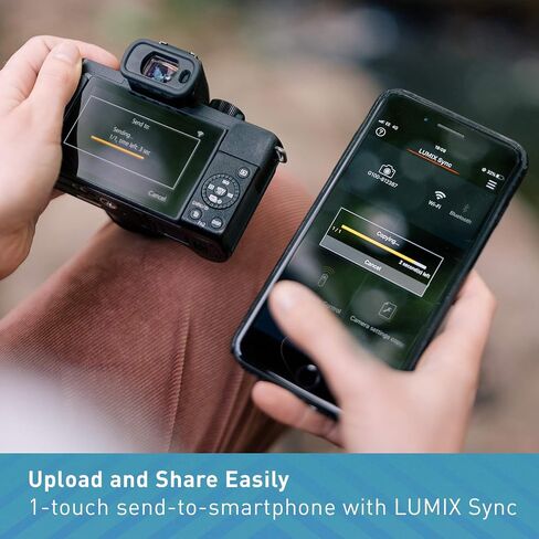 Panasonic LUMIX G100 4k Mirrorless Camera for Photo and Video, Built-in Microphone with Tracking, Micro Four Thirds Interchangeable Lens System, 12-32mm Lens, 5-Axis Hybrid I.S., DC-G100KK (Black) in Saudi Arabia