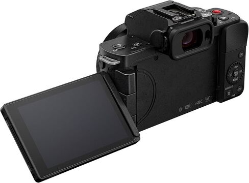 Panasonic LUMIX G100 4k Mirrorless Camera for Photo and Video, Built-in Microphone with Tracking, Micro Four Thirds Interchangeable Lens System, 12-32mm Lens, 5-Axis Hybrid I.S., DC-G100KK (Black) in Saudi Arabia