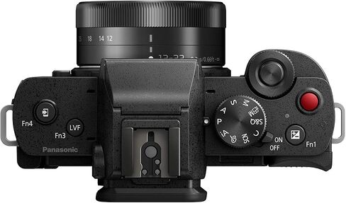 Panasonic LUMIX G100 4k Mirrorless Camera for Photo and Video, Built-in Microphone with Tracking, Micro Four Thirds Interchangeable Lens System, 12-32mm Lens, 5-Axis Hybrid I.S., DC-G100KK (Black) in Saudi Arabia
