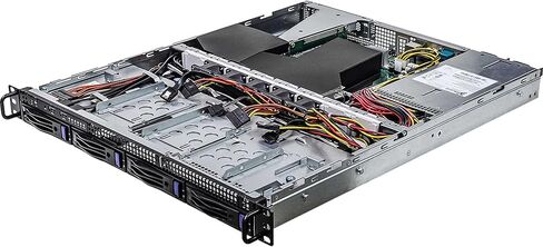 Asrock Rack 1U4LW-X570 RPSU 1U Rackmount Server Barebone 4 خلجان مقبس واحد AM4 PGA 1331 AMD Ryzen 5000 Series in Kuwait