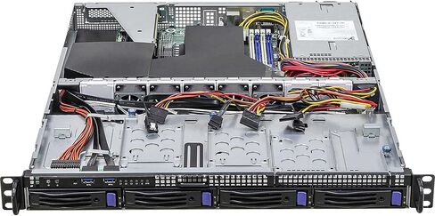 Asrock Rack 1U4LW-X570 RPSU 1U Rackmount Server Barebone 4 خلجان مقبس واحد AM4 PGA 1331 AMD Ryzen 5000 Series in Kuwait