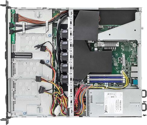 Asrock Rack 1U4LW-X570 RPSU 1U Rackmount Server Barebone 4 خلجان مقبس واحد AM4 PGA 1331 AMD Ryzen 5000 Series in Kuwait