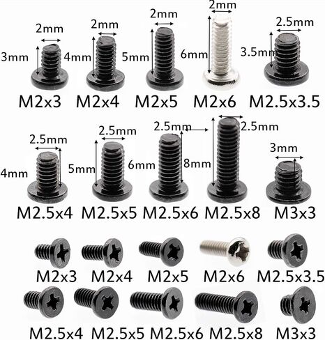 500pcs Laptop Notebook Computer Screw Kit Set for IBM HP Dell Lenovo Samsung Sony Toshiba Gateway Acer in Saudi Arabia