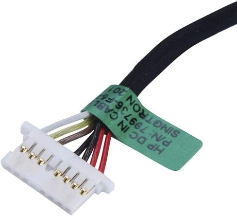 MMOBIEL DC Power Jack Dock Connector Flex Cable Replacement متوافق مع سلسلة HP Pavilion 799749-S17 799749-Y17 in Saudi Arabia