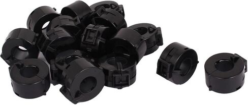 Aexit 15mm Dia Computer Accessories Cord Clip On EMI RFI Noise Ferrite Suppressor Cable Security Devices Filter 16Pcs in Saudi Arabia