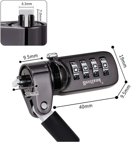 Security Cable Computer Laptop Notebook Locks for HP Laptops, Lenovo, Asus, Acer Laptops and Other Devices in Kuwait