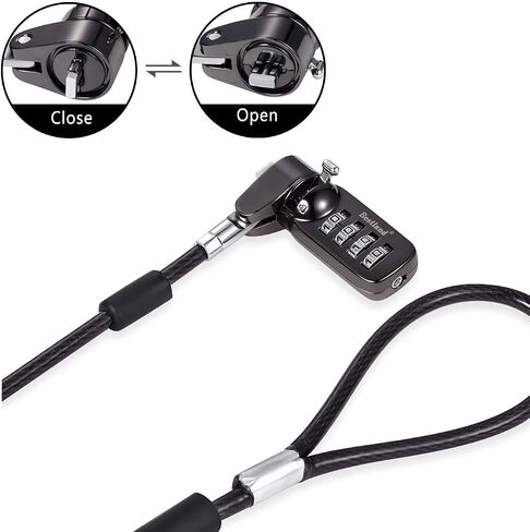 Security Cable Computer Laptop Notebook Locks for HP Laptops, Lenovo, Asus, Acer Laptops and Other Devices in Kuwait