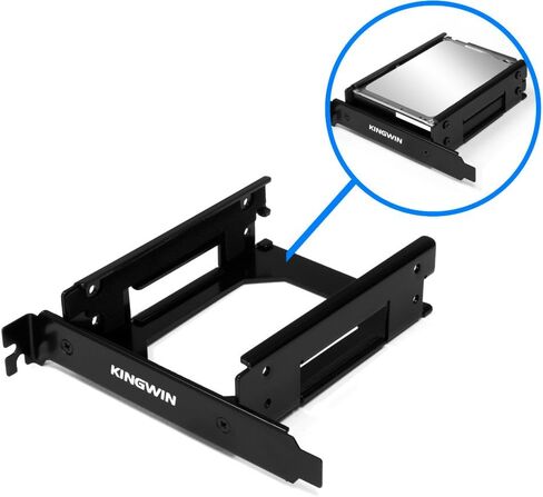 Kingwin PCI SSD Mounting Kit - 2 x 2.5 Inch SSD to PCI Internal Hard Drive Converter, Easy Installation in Kuwait