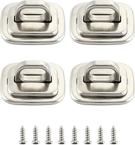 QWORK Laptop Cable Lock Anchor, 10 Pack Steel Desk Mount Anchor Accessory, Security Anchor Base Plate for Laptop Cable Locks, for Keyed or Combination Cable Locks in Kuwait