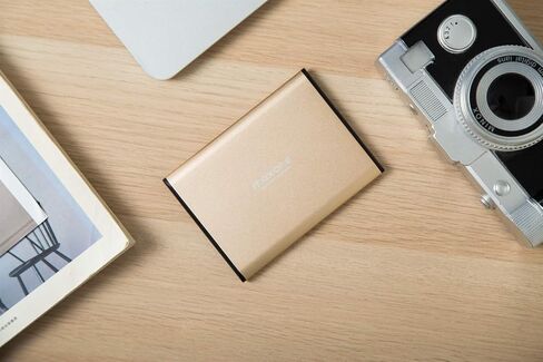 محرك الأقراص الصلبة الخارجي Maxone 500GB Ultra Slim Portable HDD USB 3.0 لأجهزة الكمبيوتر الشخصية وأجهزة Mac والكمبيوتر المحمول وPS4 وXbox one - رمادي فحمي in Saudi Arabia