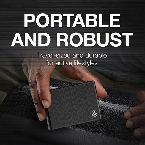 Seagate One Touch HDD with Password 2TB External Hard Drive – Black, for PC Laptop Mac and Chromebook, 6mo Mylio Photos and Dropbox, Rescue Service (STKY2000400) in Saudi Arabia