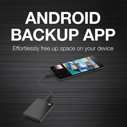 Seagate One Touch HDD with Password 2TB External Hard Drive – Black, for PC Laptop Mac and Chromebook, 6mo Mylio Photos and Dropbox, Rescue Service (STKY2000400) in Saudi Arabia