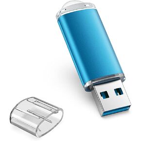 TOPESEL 5 Pack 32GB USB 2.0 Flash Drive Memory Stick USB Drive Jump Drive USB Storage Flash Drives Pen Drive Thumb Drives for Desktop, Laptop, Tablet (5 Mixed Colors: Black Blue Green Red Silver) in Saudi Arabia