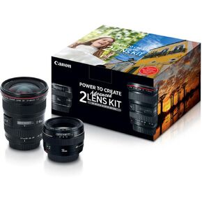 طقم عدستين من كانون بعدسات 50 ملم f/1.4 و17-40 ملم f/4L in Kuwait