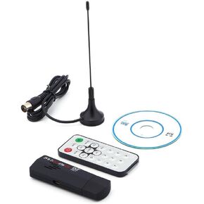 جهاز استقبال Zer one R820T -T، جهاز استقبال USB 2.0 رقمي -T SDR+DAB+FM HDTV موالف التلفزيون عصا RTL2832U+R8202 جهاز استقبال موالف 25-1700 ميجاهرتز لـ t Stick USB in Kuwait