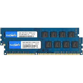 TECMIYO DDR3L/DDR3 1600MHz 16GB Kit (2x8GB) Ram PC3L-12800S CL11 1.35V/1.5V PC3 12800 Unbuffered Non-ECC Sodimm 204 Pin 2Rx8 ثنائي الرتبة ذاكرة الوصول العشوائي للكمبيوتر المحمول وحدة ترقية ذاكرة الوصول العشوائي للكمبيوتر المحمول، 2x8GB ذاكرة الوصول العشوا