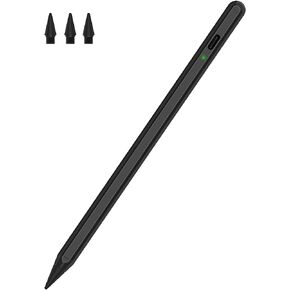 قلم شاشة لجهاز iPad، ترقية قلم iPad الاحترافي مع شحن سريع لمدة 5-30 دقيقة، قلم iPad للطلاب في الفصل الدراسي، وتدوين الملاحظات، والرسم، وقلم Apple متوافق مع iPad/Mini/Air/Pro، أسود in Kuwait