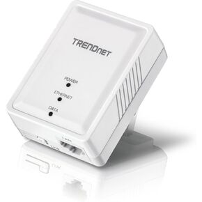 محول TRENDnet Powerline 500 AV Nano، TPL-406E، يتضمن 1 × محول TPL-406E، متوافق مع Powerline 600/500/200، Windows 10، 8.1، 8، 7، Vista، XP، منفذ إيثرنت، توصيل وتشغيل تثبيت أبيض in Saudi Arabia