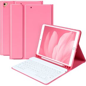BQSS for iPad 9th/8th/7th Generation Case with Keyboard 10.2 Inch, Black in Kuwait