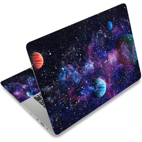 Laptop Skin Sticker,13.3 14 15 15.4 15.6 inch Laptop Skins,Universal Vinyl Decal,Dustproof Scratch Resistant Reusable Cover Protector with Free 2 Wrist Pads (Abstract)