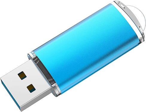 TOPESEL 5 Pack 32GB USB 2.0 Flash Drive Memory Stick USB Drive Jump Drive USB Storage Flash Drives Pen Drive Thumb Drives for Desktop, Laptop, Tablet (5 Mixed Colors: Black Blue Green Red Silver) in Kuwait