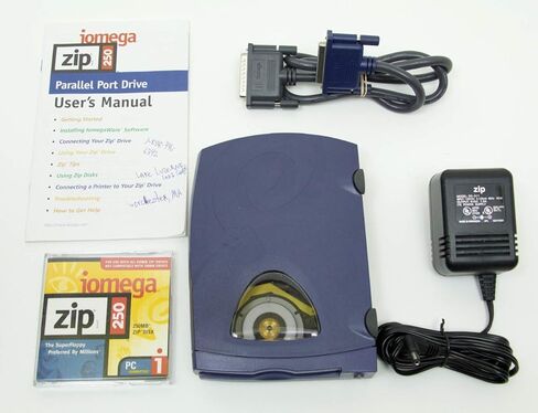 Iomega - Disk drive - ZIP ( 250 MB ) - Parallel - external - blue in Kuwait