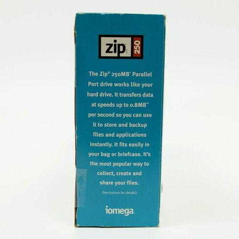 Iomega - Disk drive - ZIP ( 250 MB ) - Parallel - external - blue in Kuwait