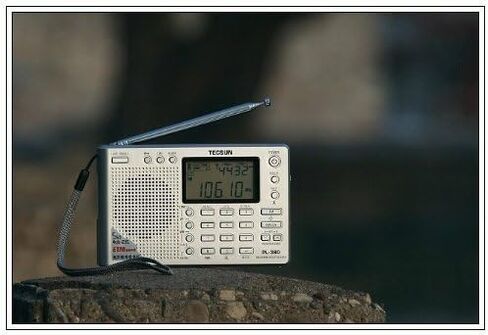 جهاز استقبال راديو PL-380 DSP FM ستيريو MW. SW. LW. W، مستقبل راديو عالمي PLL بشاشة LCD، وظيفة ETM مضافة من تيكسون in Saudi Arabia