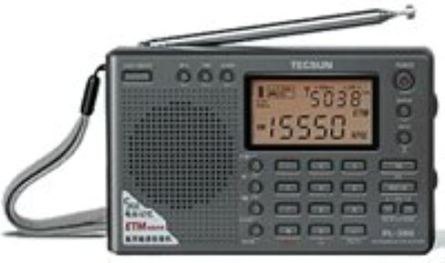 جهاز استقبال راديو PL-380 DSP FM ستيريو MW. SW. LW. W، مستقبل راديو عالمي PLL بشاشة LCD، وظيفة ETM مضافة من تيكسون in Saudi Arabia