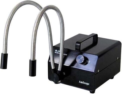 AmScope HL150-BY 150 واط مزدوج معقوفة الألياف البصرية المجهر المنور in Saudi Arabia