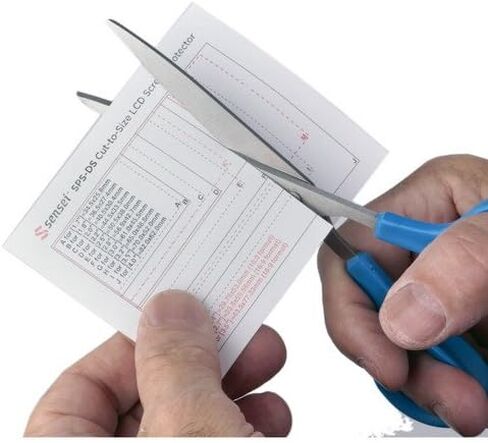 واقي شاشة LCD ناعم مقصوص حسب الحجم من سينسي (عبوة من 12 قطعة) in Kuwait