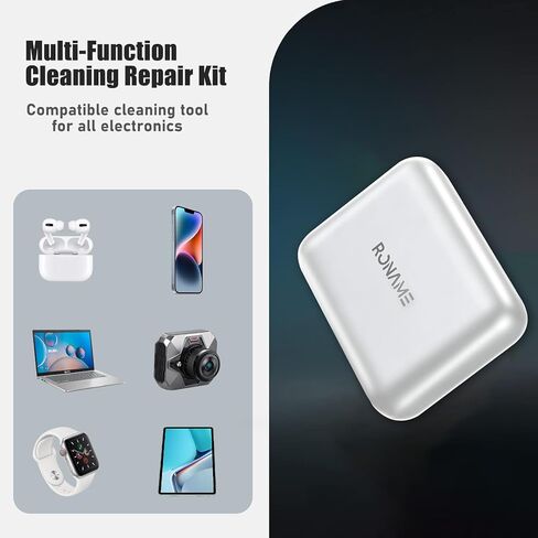 Multi-Function Cleaning Repair Kit with Soft Brush for iPhone, Cleaner Kit for Phone Charging Port & Speaker, Charger Cables, Headphones, Watch, iPhone, iPad, Camera(White) in Saudi Arabia