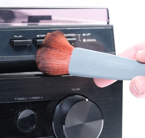 MusicNomad Next Level Vinyl Record Cleaning & Care Kit - 6 'n 1 Includes Large 120ml Cleaner Solution, Clean/Dry/Dust Brush, Stylus Cleaner Brush, Premium Pad Cleaner & Storage Box (MN890) in Saudi Arabia