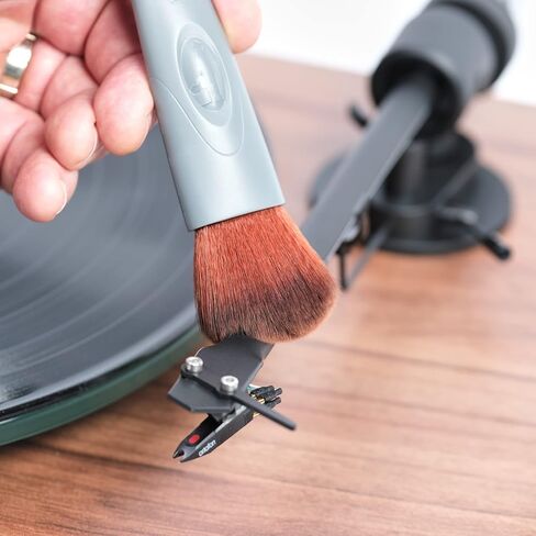 MusicNomad Next Level Vinyl Record Cleaning & Care Kit - 6 'n 1 Includes Large 120ml Cleaner Solution, Clean/Dry/Dust Brush, Stylus Cleaner Brush, Premium Pad Cleaner & Storage Box (MN890) in Saudi Arabia