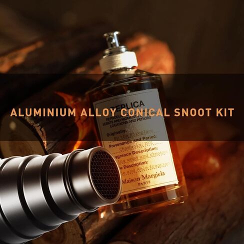 Aluminium Alloy Conical Studio Snoot Kit with 5 Pieces Color Gel Filters and Honeycomb Grid for Bowens Mount Strobe Moonlights Flash Speedlight Photography Light in Kuwait