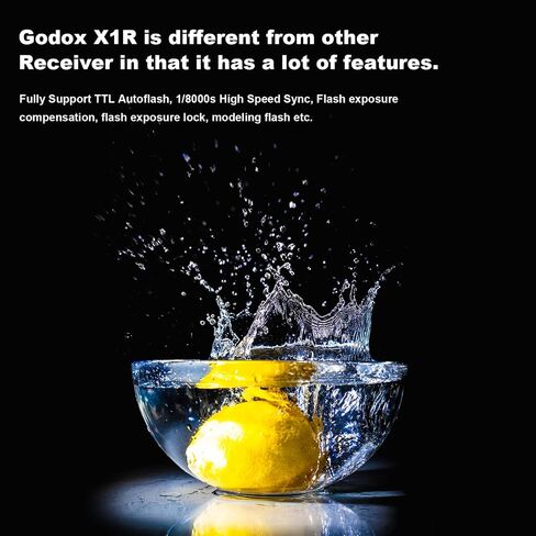 Godox X1R-N i-TTL 2.4G High Speed Sync Wireless Remote Flash Trigger Receiver Compatible for Nikon Camera, 1/8000s, 5 Groups and 32 Channels,2.4G Wireless X System in Saudi Arabia