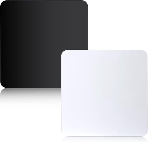 Neewer® 12 بوصة × 12 بوصة/30 × 30 سم لوحات عرض عاكسة أكريليك لطاولة المنتج تصوير فوتوغرافي علوي (أسود وأبيض) in Kuwait