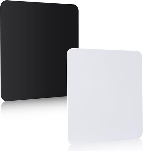 Neewer® 12 بوصة × 12 بوصة/30 × 30 سم لوحات عرض عاكسة أكريليك لطاولة المنتج تصوير فوتوغرافي علوي (أسود وأبيض) in Kuwait