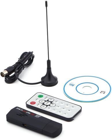 جهاز استقبال Zer one R820T -T، جهاز استقبال USB 2.0 رقمي -T SDR+DAB+FM HDTV موالف التلفزيون عصا RTL2832U+R8202 جهاز استقبال موالف 25-1700 ميجاهرتز لـ t Stick USB in Kuwait