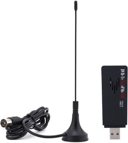 جهاز استقبال Zer one R820T -T، جهاز استقبال USB 2.0 رقمي -T SDR+DAB+FM HDTV موالف التلفزيون عصا RTL2832U+R8202 جهاز استقبال موالف 25-1700 ميجاهرتز لـ t Stick USB in Kuwait