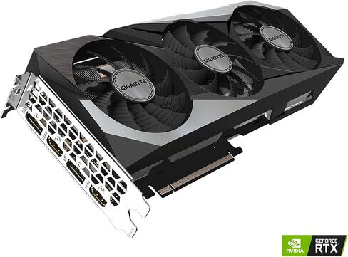 جيجابايت بطاقة عرض مرئي جيفورس RTX 3070 للالعاب او سي 8G (REV2.0)، 3X مراوح ويندفورس، LHR، 8GB 256-bit GDDR6، بطاقة فيديو GV-N3070Gaming OC-8GD in Kuwait