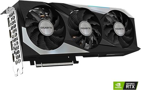 جيجابايت بطاقة عرض مرئي جيفورس RTX 3070 للالعاب او سي 8G (REV2.0)، 3X مراوح ويندفورس، LHR، 8GB 256-bit GDDR6، بطاقة فيديو GV-N3070Gaming OC-8GD in Kuwait