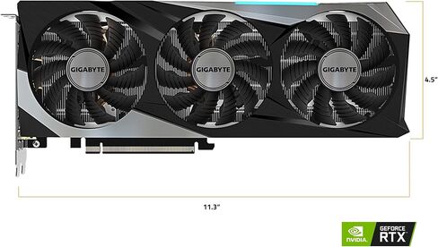 جيجابايت بطاقة عرض مرئي جيفورس RTX 3070 للالعاب او سي 8G (REV2.0)، 3X مراوح ويندفورس، LHR، 8GB 256-bit GDDR6، بطاقة فيديو GV-N3070Gaming OC-8GD in Kuwait