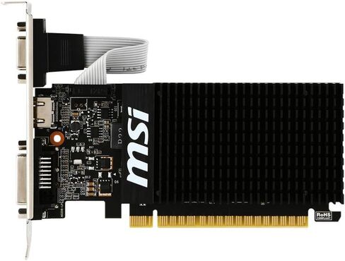 MSI GAMING GeForce GT 710 1GB GDRR3 64-bit HDCP يدعم DirectX 12 OpenGL 4. 5 بطاقة رسومات منخفضة الحجم (GT 710 1GD3H LP) in Kuwait