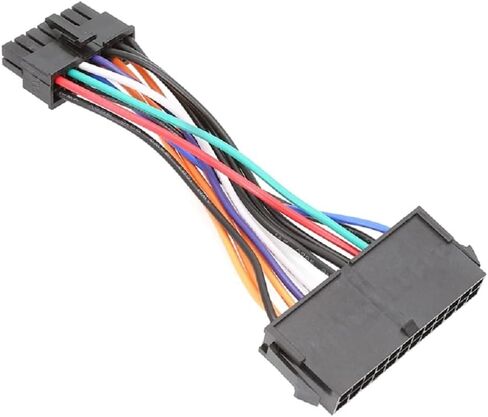 Cotchear 24pin إلى 14pin محول الطاقة الداخلي كابل PSU مصدر الطاقة الرئيسي لLenovo for IBM Q77 B75 A75 Q75 ATX سلك الطاقة 3.94 بوصة/ 10 سم in Saudi Arabia