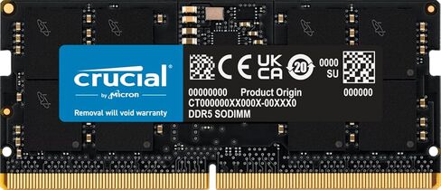 ذاكرة الوصول العشوائي الحاسمة 8 جيجابايت DDR5 4800 ميجا هرتز CL40 ذاكرة الكمبيوتر المحمول CT8G48C40S5 in Kuwait