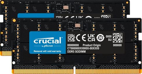 ذاكرة الوصول العشوائي الحاسمة 8 جيجابايت DDR5 4800 ميجا هرتز CL40 ذاكرة الكمبيوتر المحمول CT8G48C40S5 in Kuwait